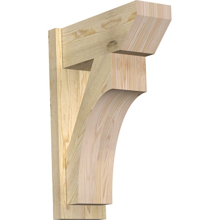 Ekena Millwork Westlake Slat Rough Sawn Outlooker, Douglas Fir, 8"W x 20"D x 28"H OUT08X20X28WTL06RDF
